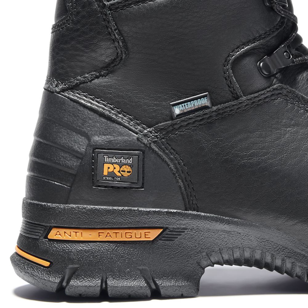 Bocanci De Muncă Timberland Barbati Negrii - Pro® Endurance 8\" Steel Toe - Romania - RONVLM074